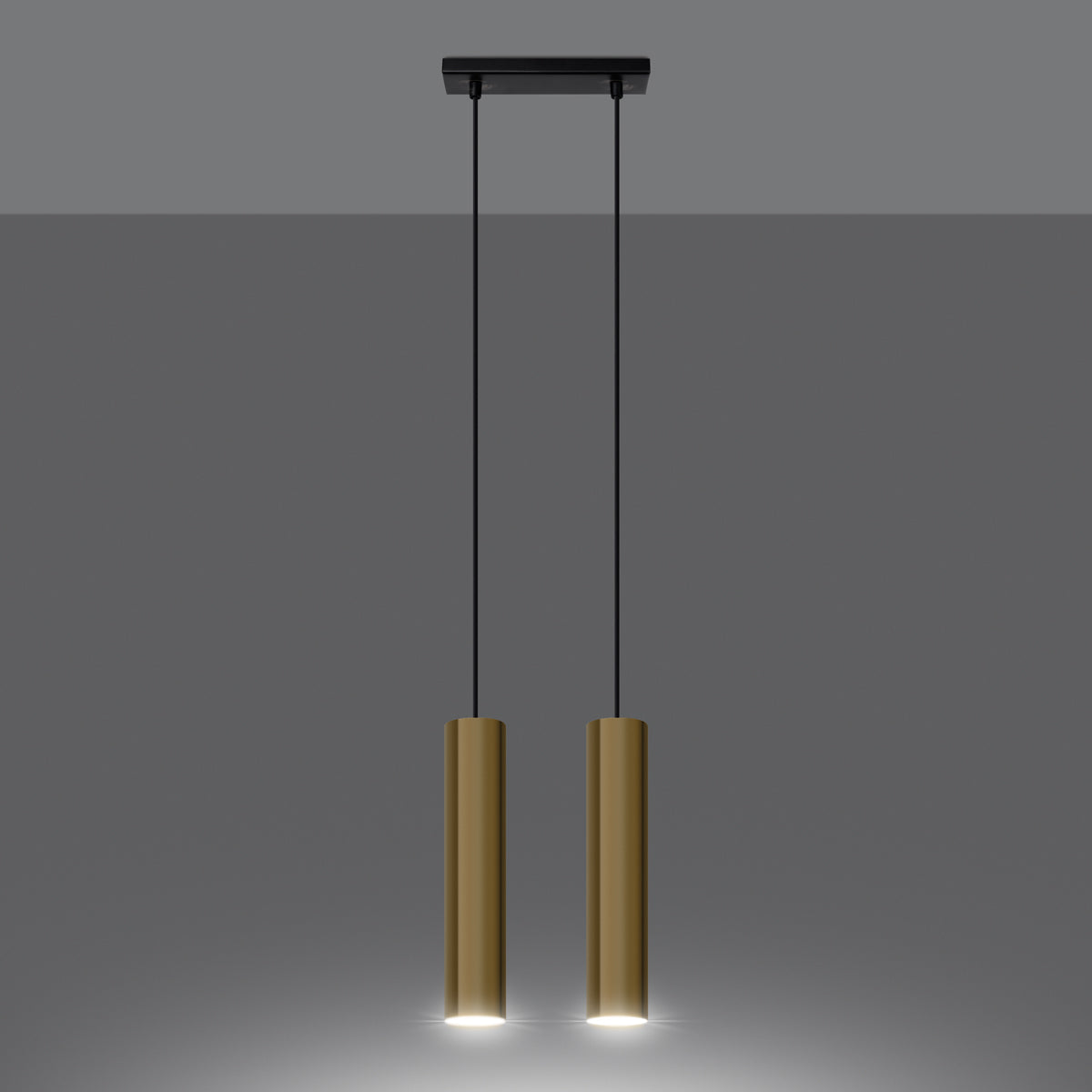 Pendant lamp LAGOS 2 polished gold