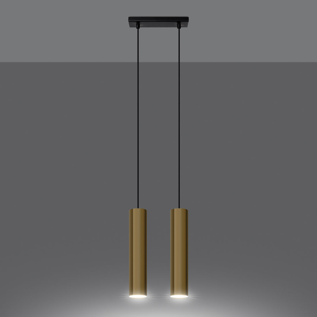 Pendant lamp LAGOS 2 polished gold