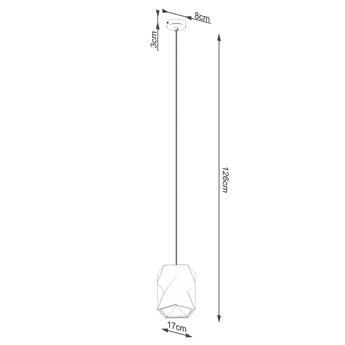 Pendant lamp ceramic  GOBI