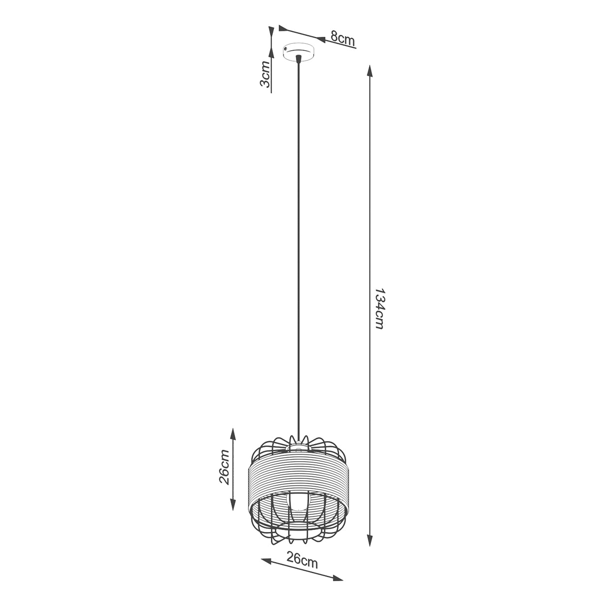 Pendant lamp FOST