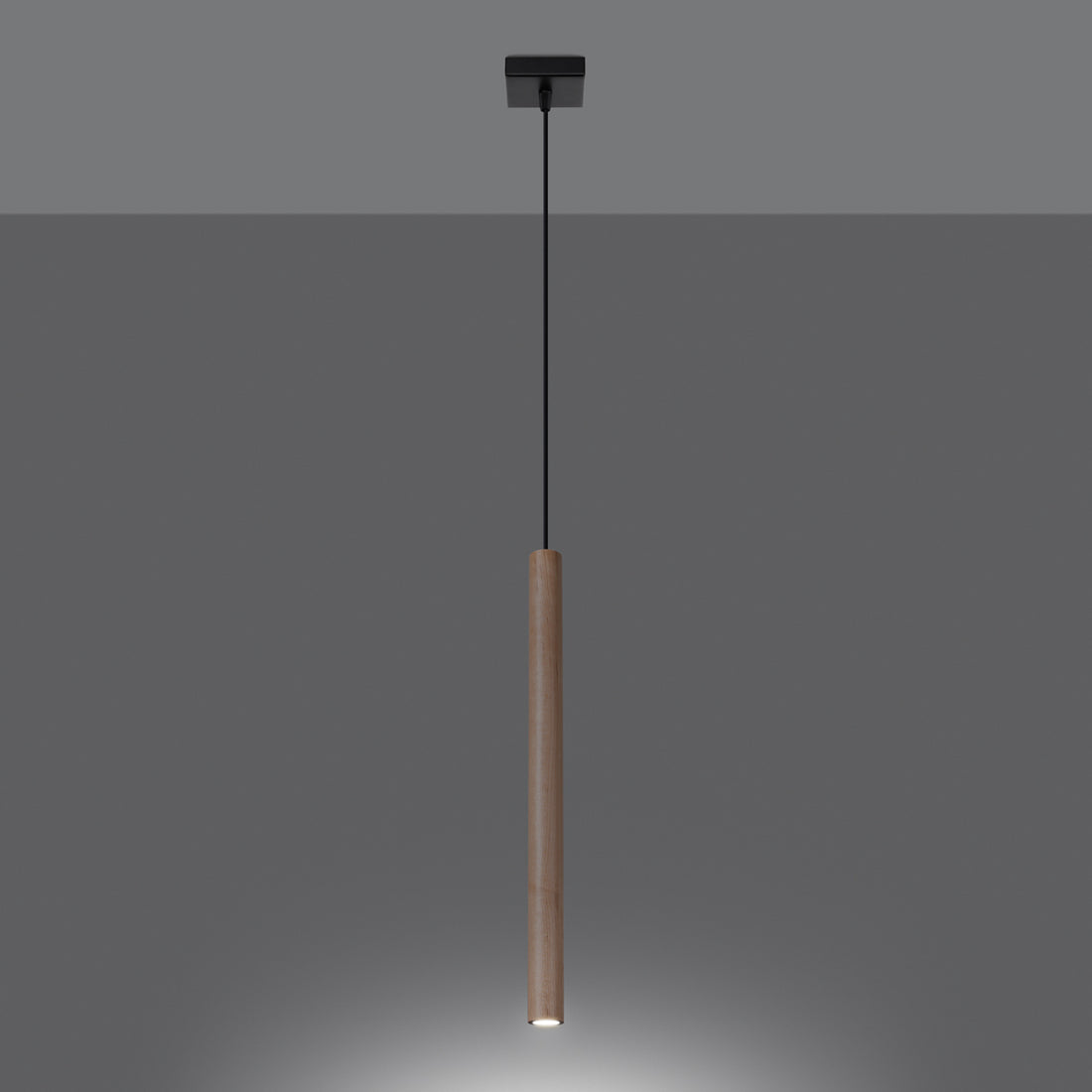 Pendant lamp PASTELO 1 wood