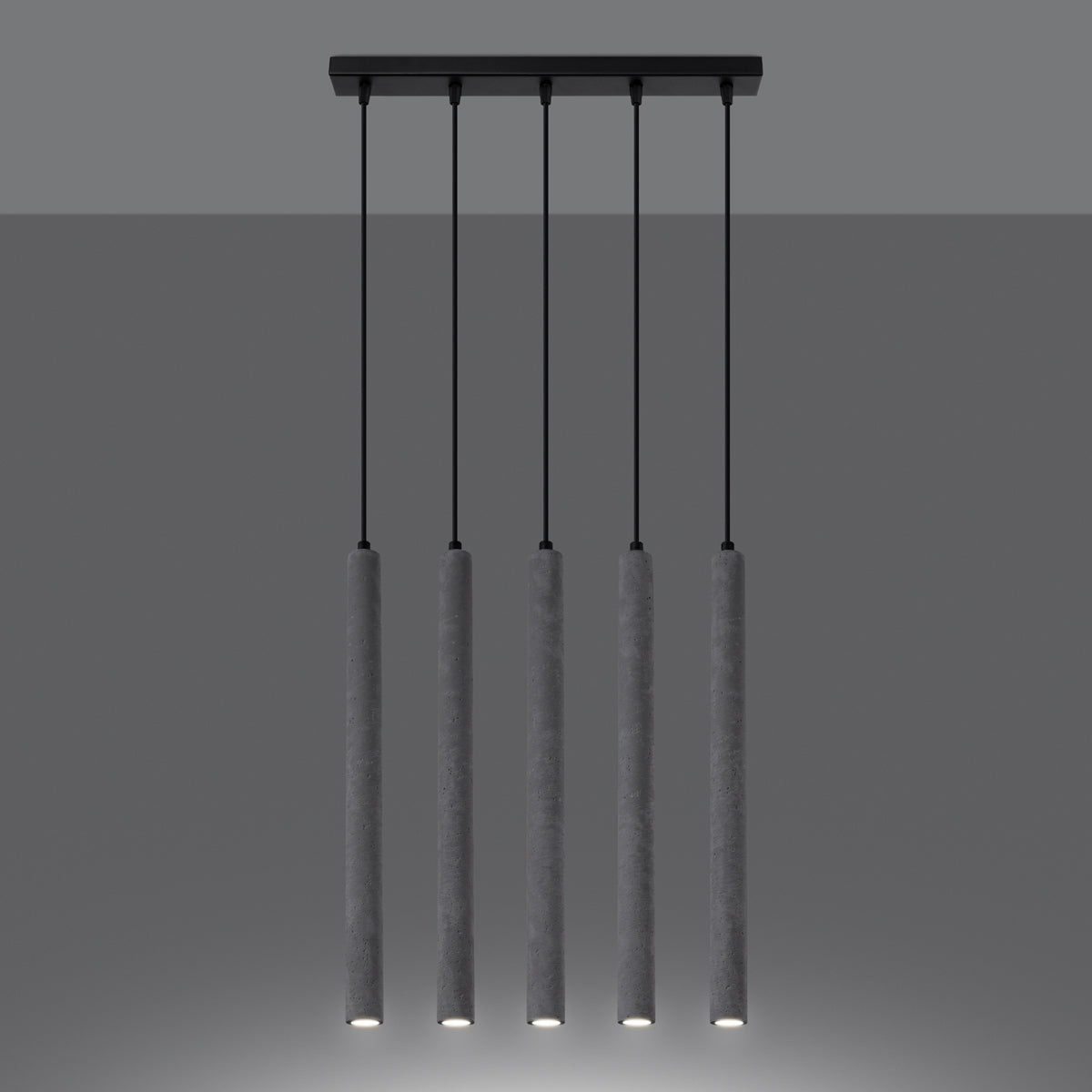 Pendant lamp PASTELO 5L concrete