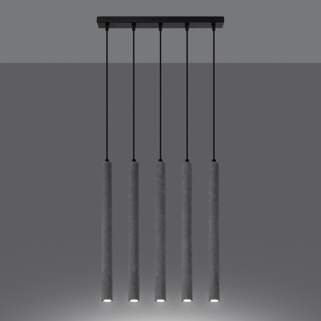 Pendant lamp PASTELO 5L concrete