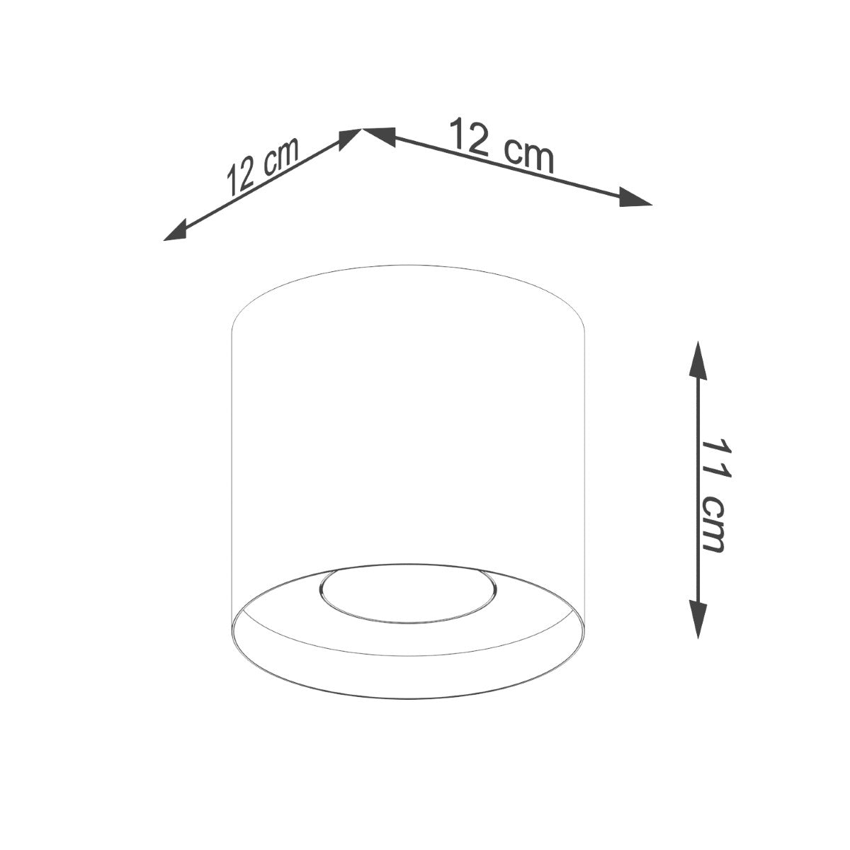 Ceiling lamp MIKA gold