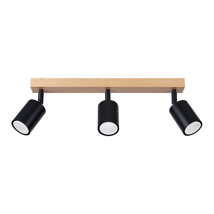 Deckenleuchte VERDO 3L schwarz