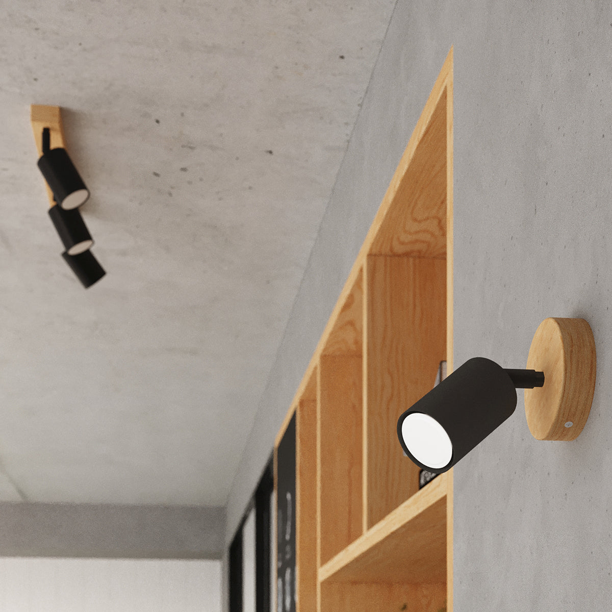 Ceiling lamp VERDO 4 black