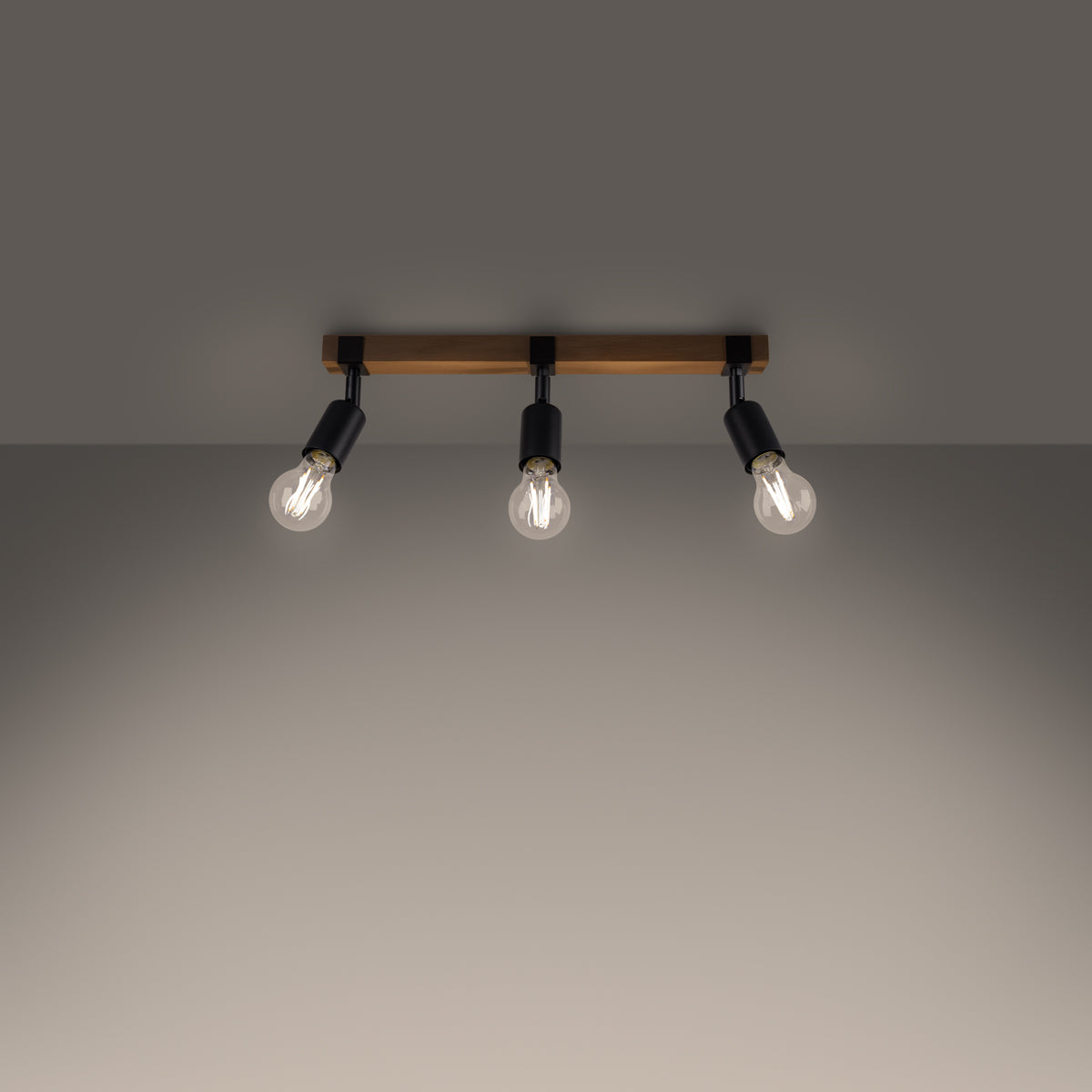 Ceiling lamp ZUCA 3 black