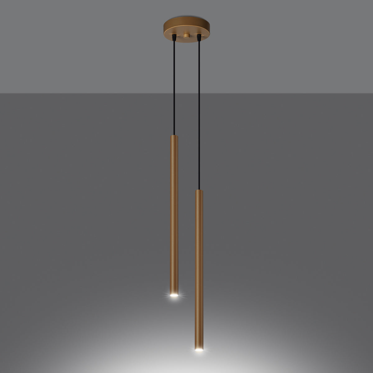 Pendant lamp PASTELO 2 gold