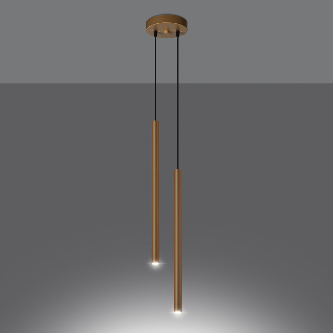 Pendant lamp PASTELO 2 gold