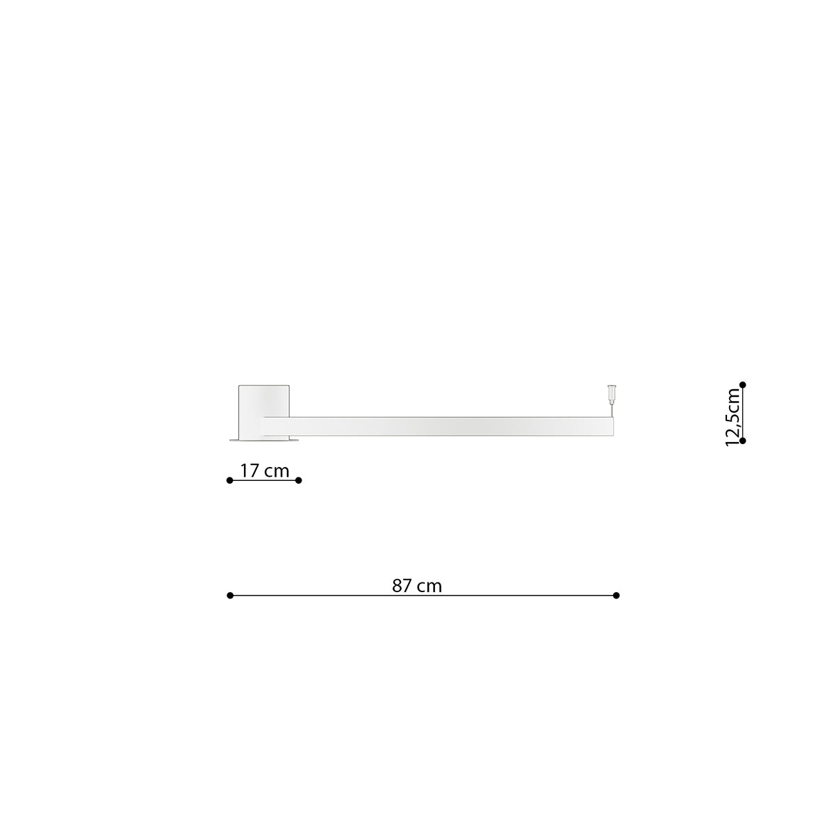 Ceiling lamp RIO 78 white 4000K