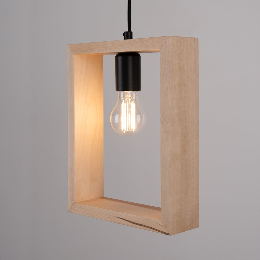 Pendant lamp ARIES natural wood
