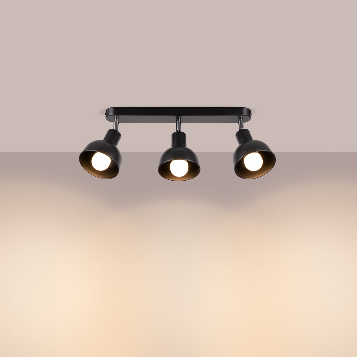 Ceiling lamp ELBA 3 black