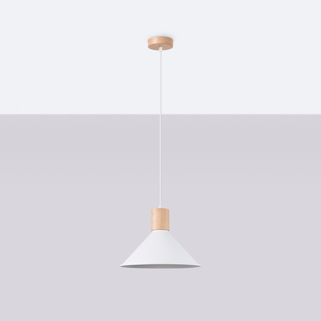 Pendant lamp JAGA white