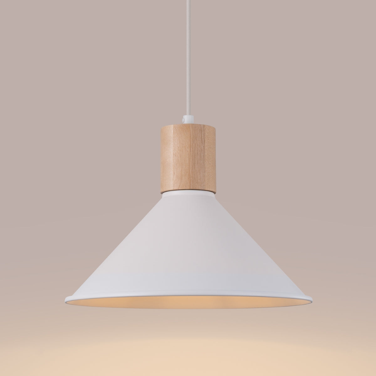 Pendant lamp JAGA white