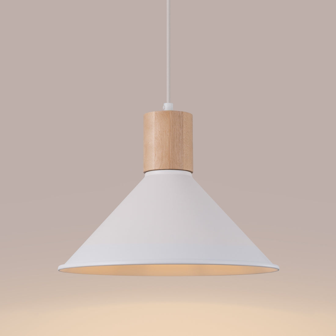 Pendant lamp JAGA white