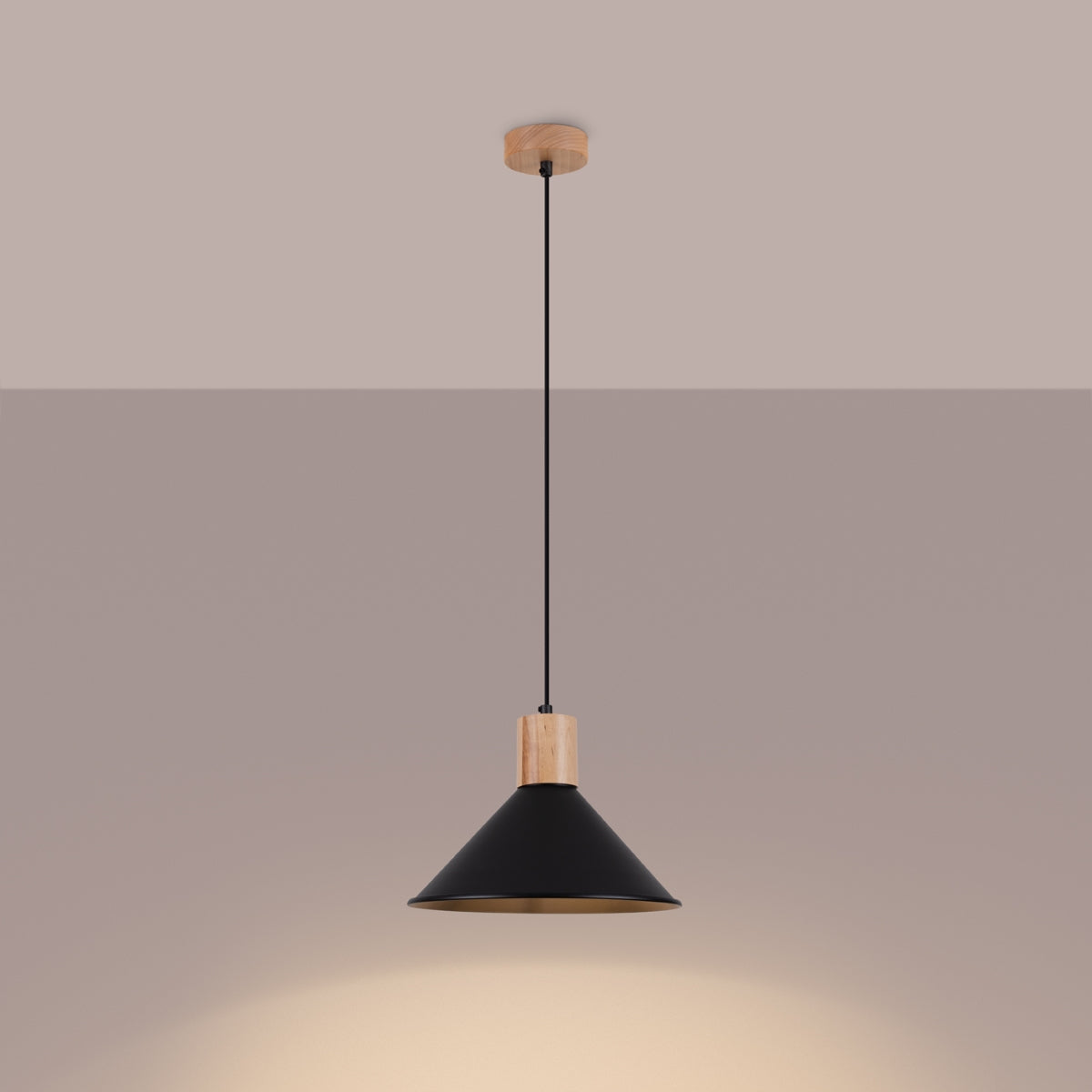 Pendant lamp JAGA black