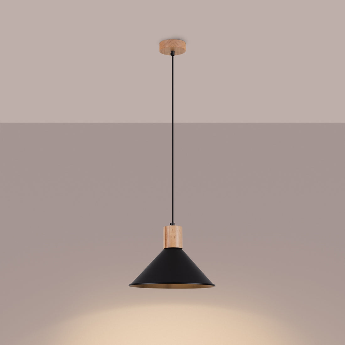 Pendant lamp JAGA black