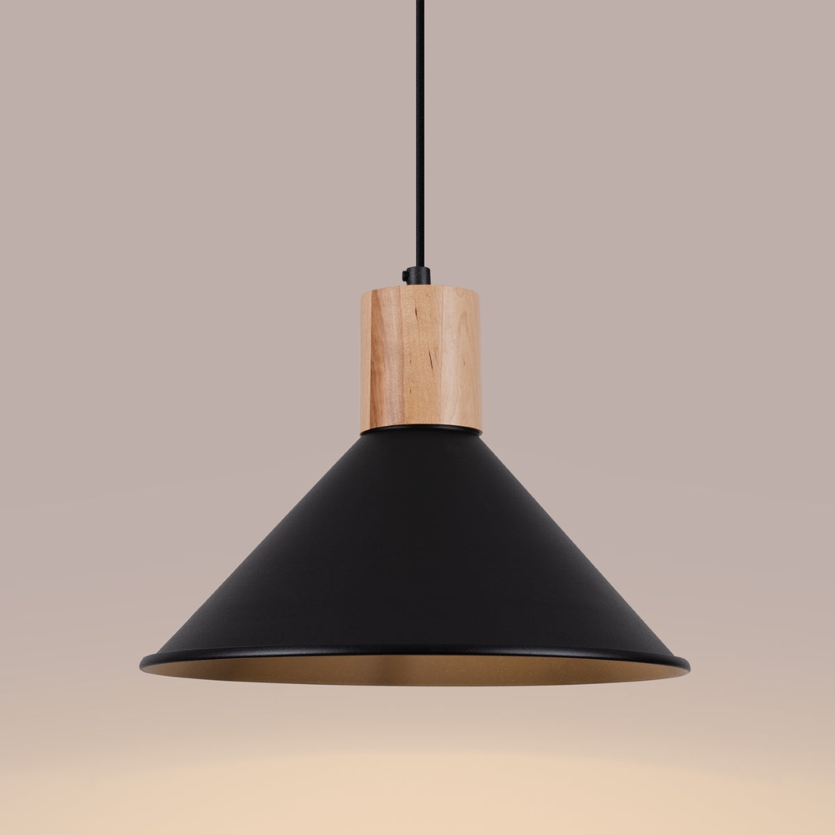 Pendant lamp JAGA black