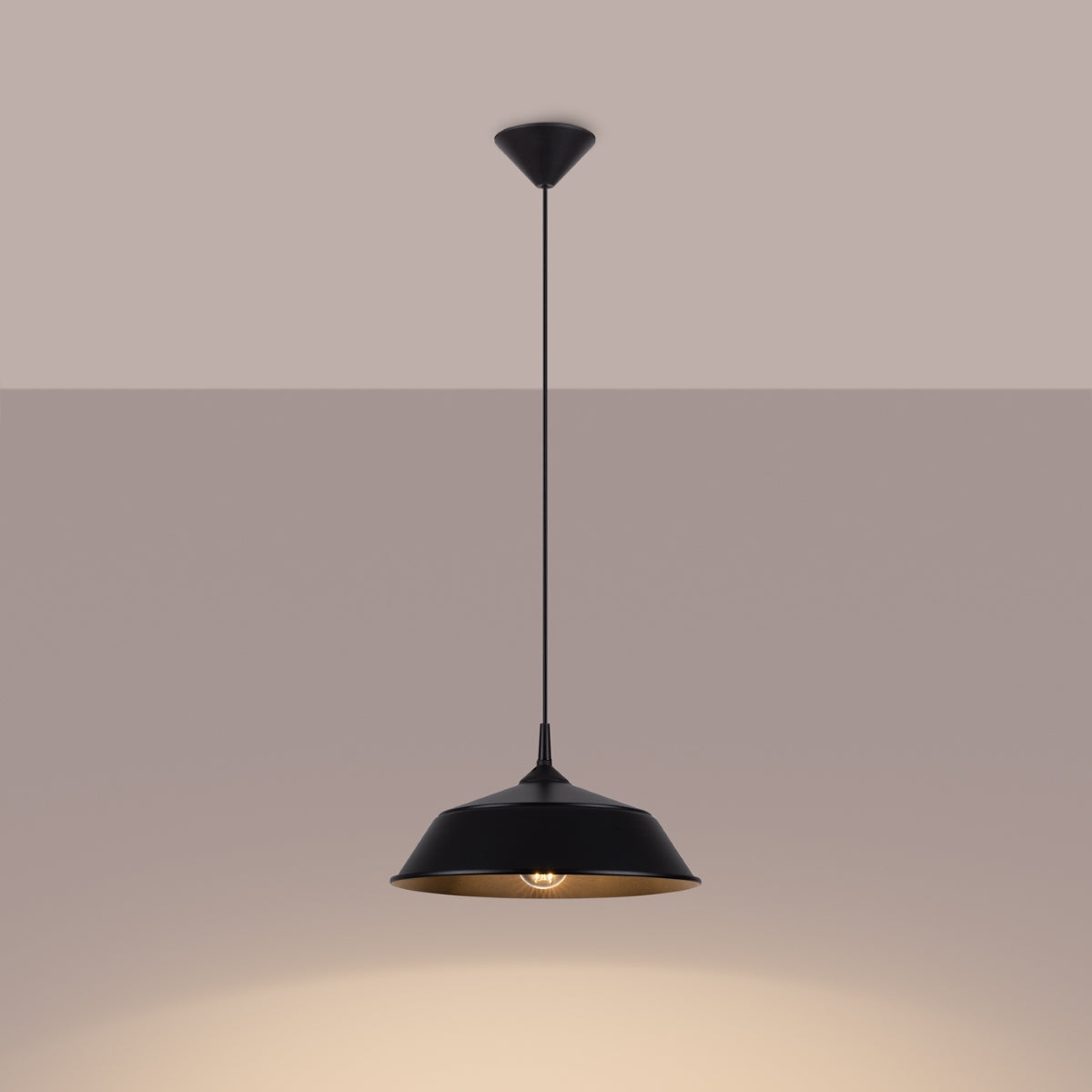 Pendant lamp FRIKA black