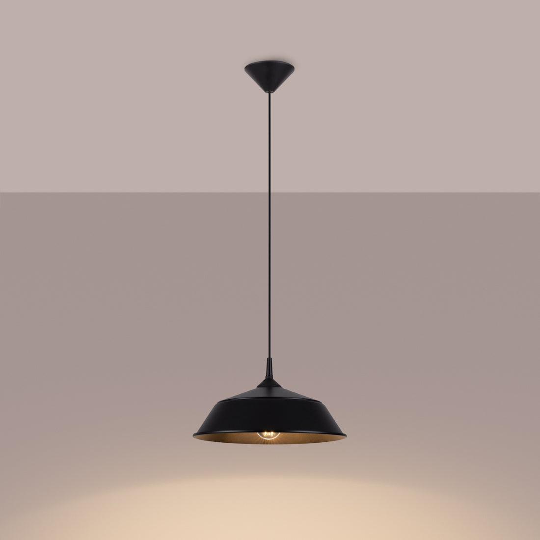 Pendant lamp FRIKA black