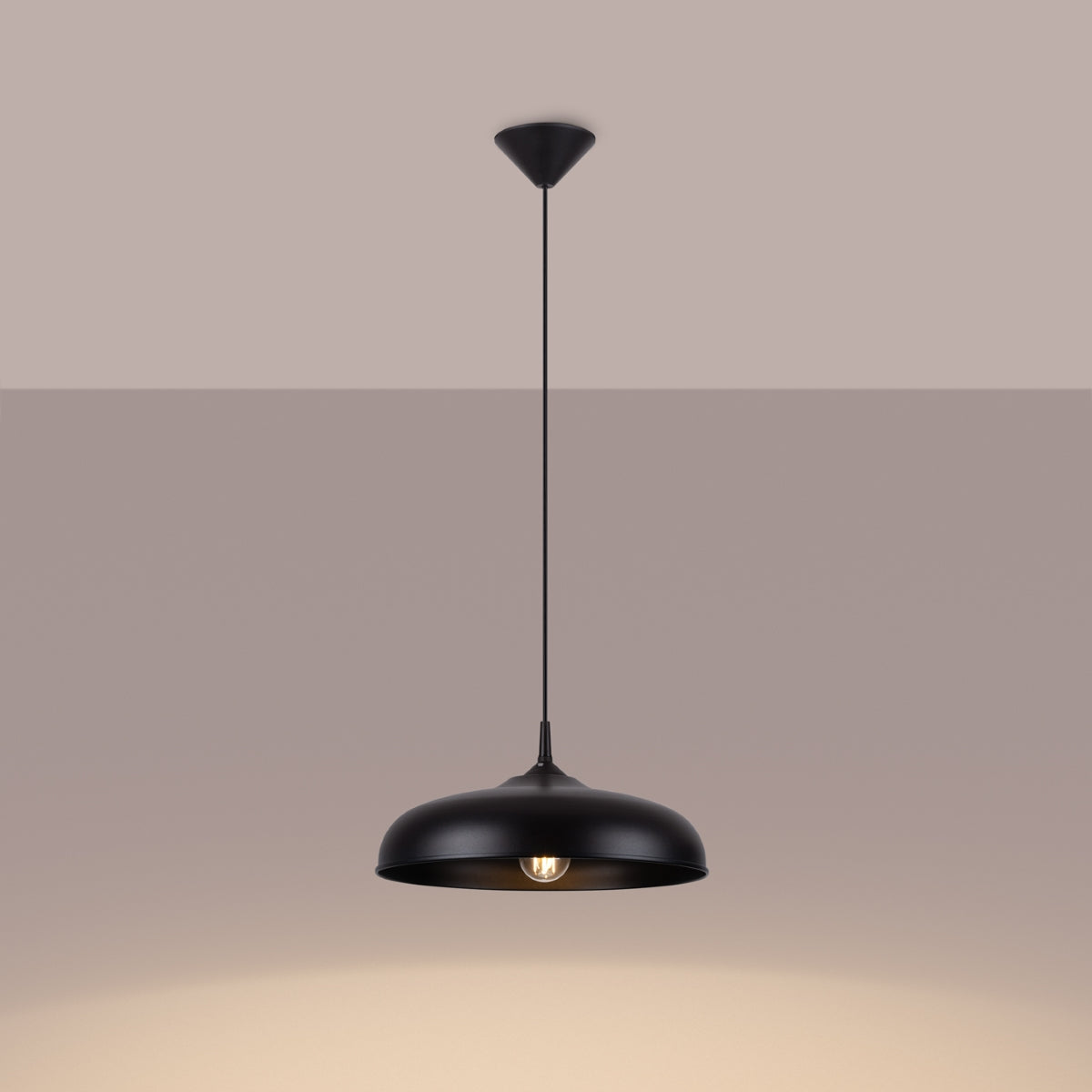 Pendant lamp GINA black