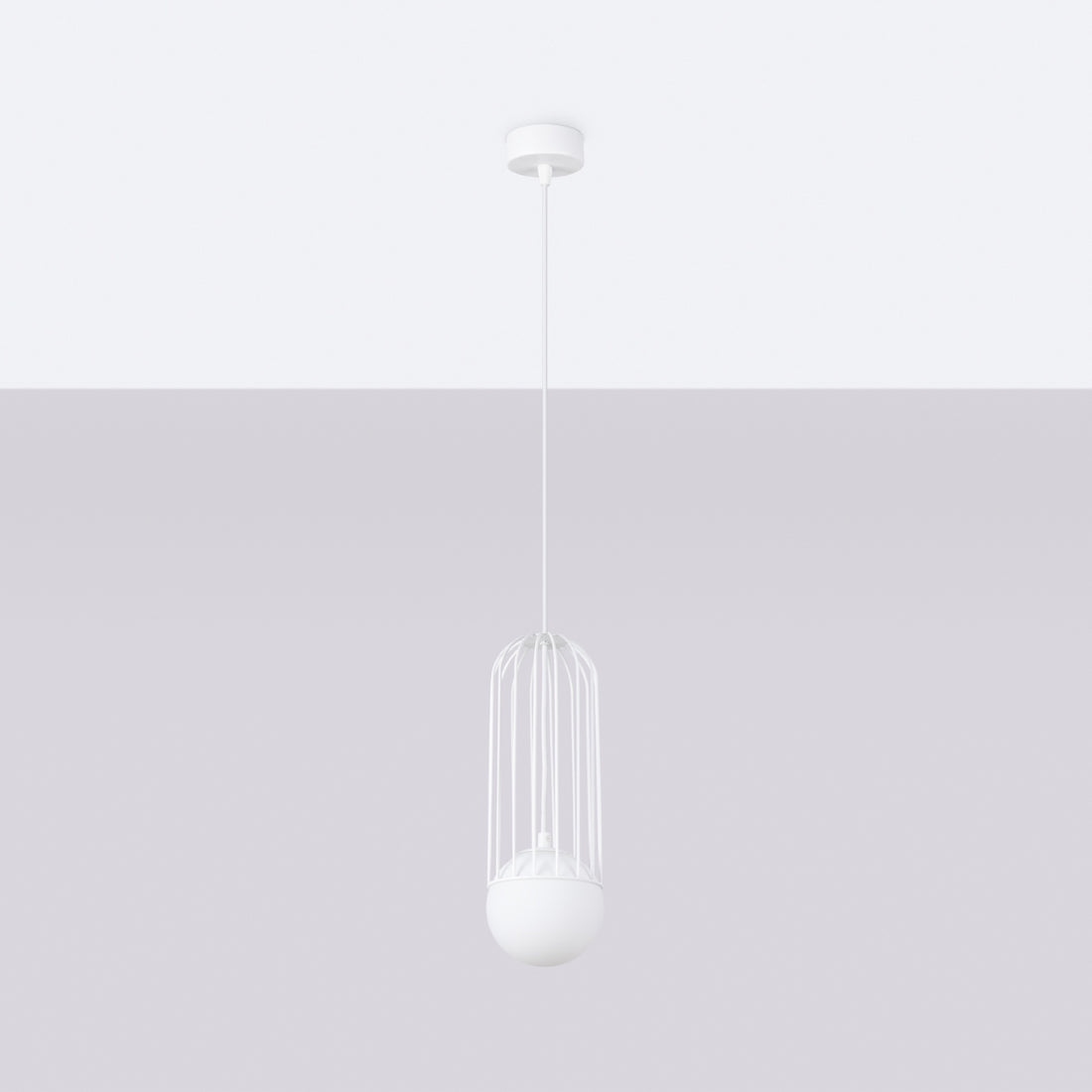 Pendant lamp BRINA 1 white
