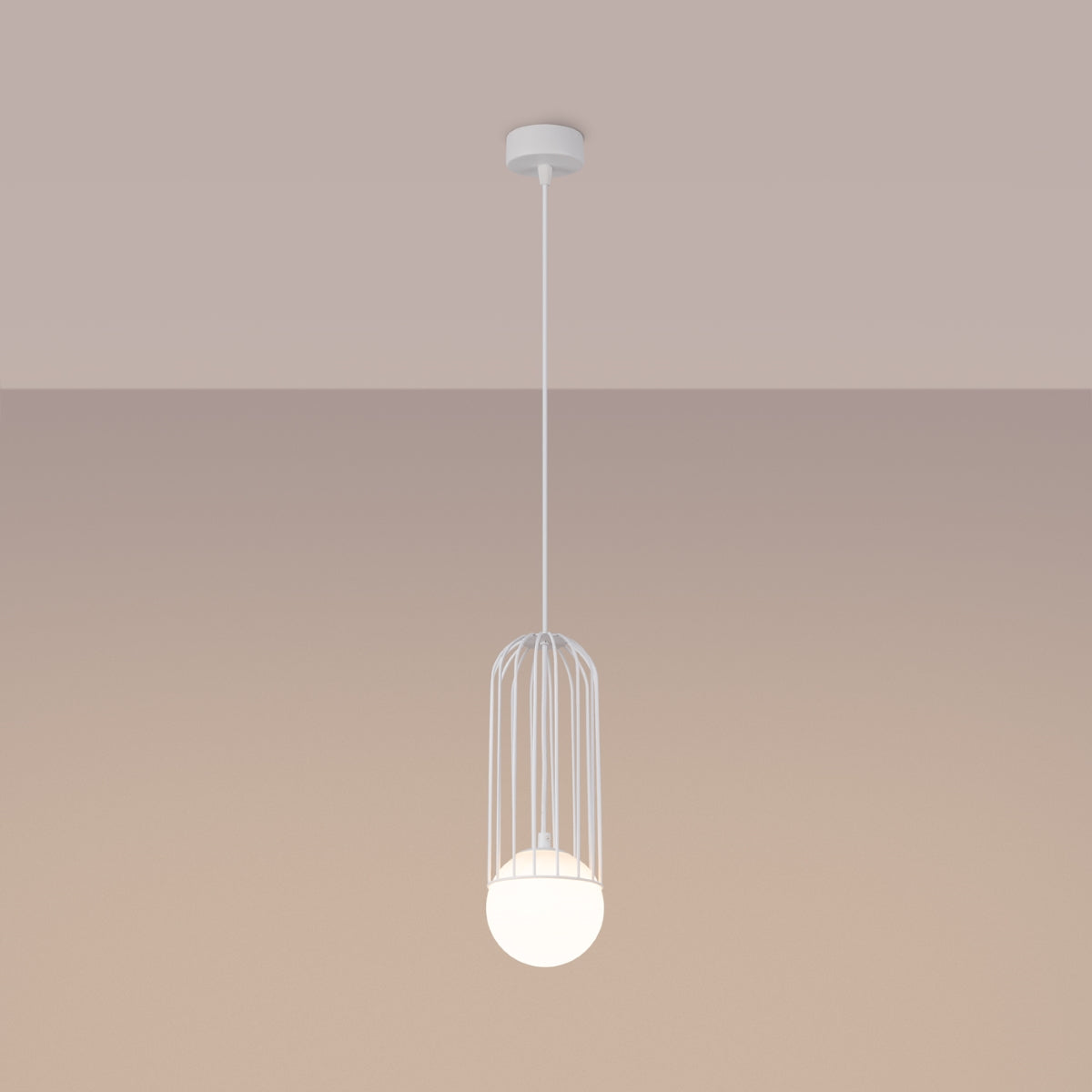 Pendant lamp BRINA 1 white