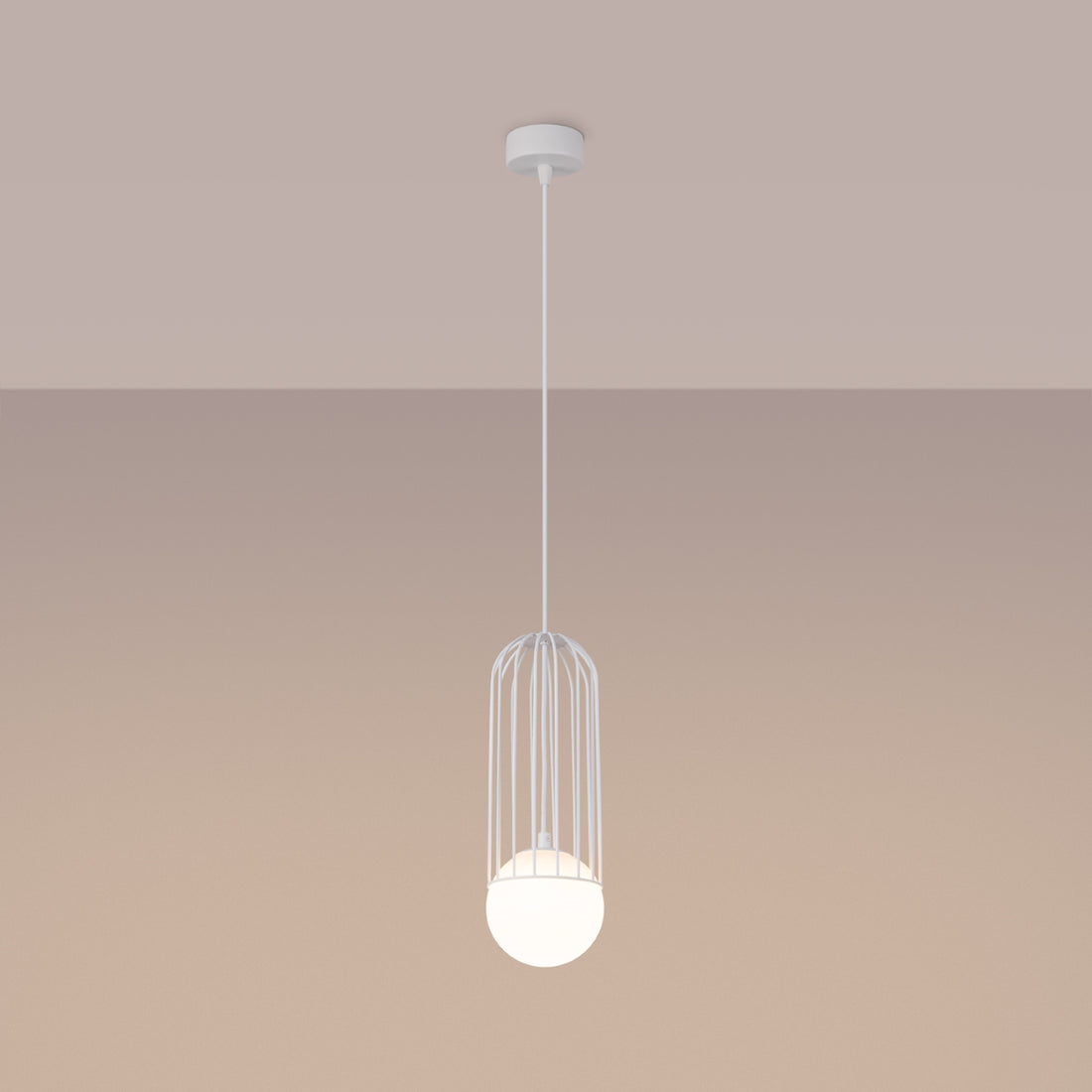 Pendant lamp BRINA 1 white