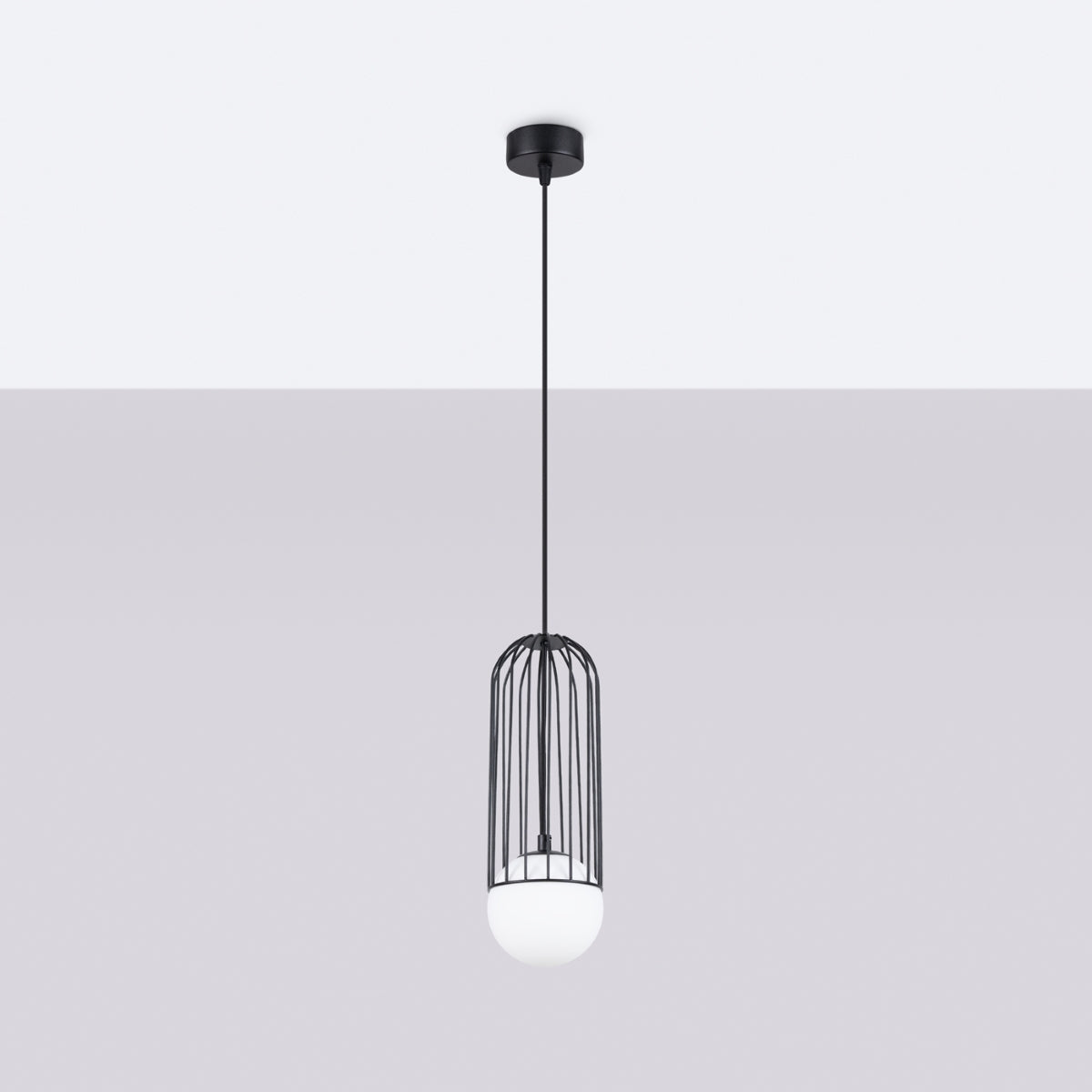 Pendant lamp BRINA 1 black