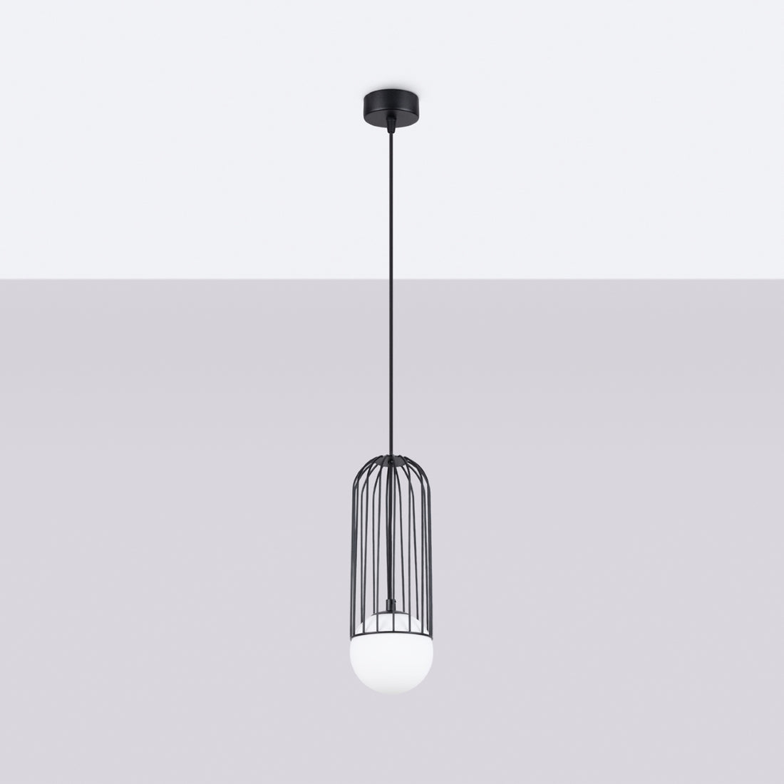 Pendant lamp BRINA 1 black