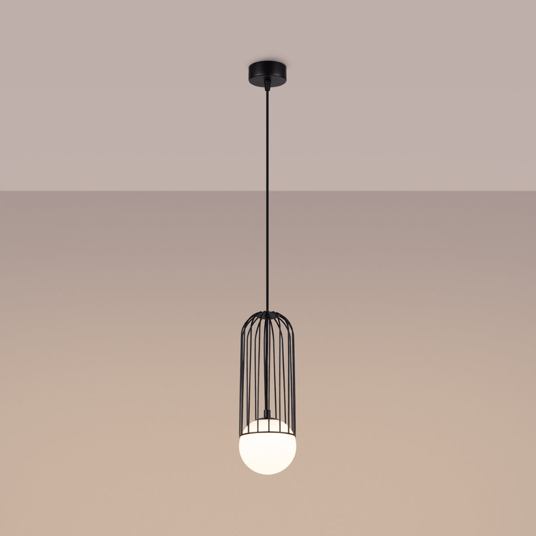 Pendant lamp BRINA 1 black