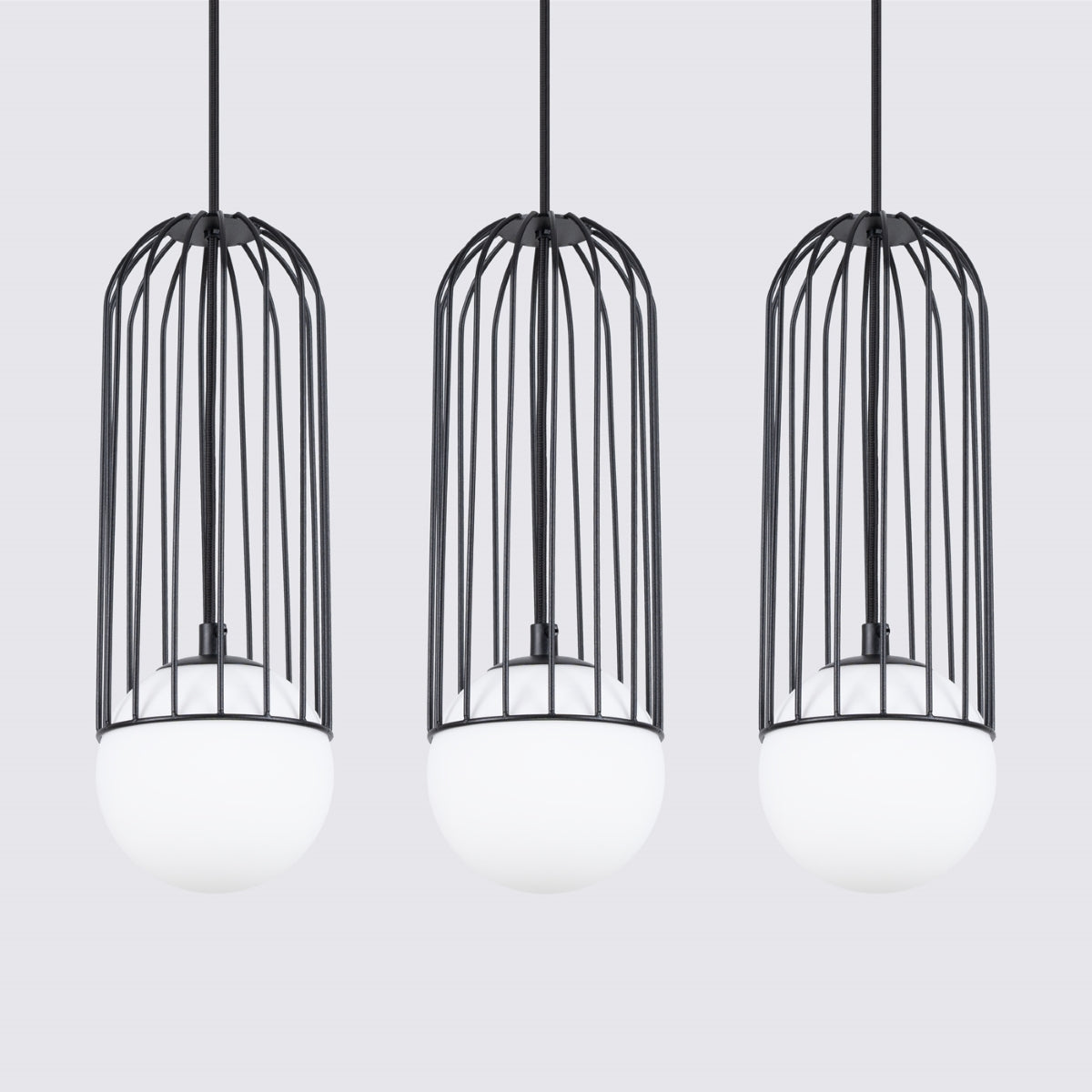 Pendant lamp BRINA 3L black