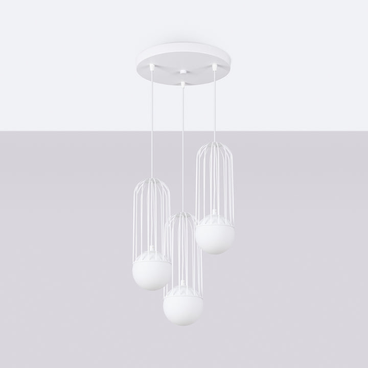 Pendant lamp BRINA 3P white