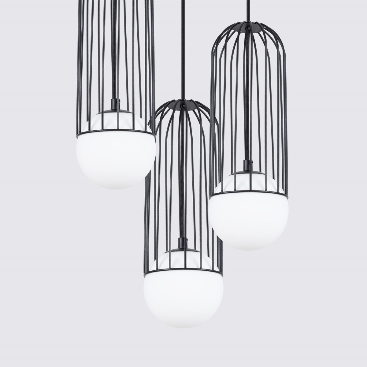 Pendant lamp BRINA 3P black