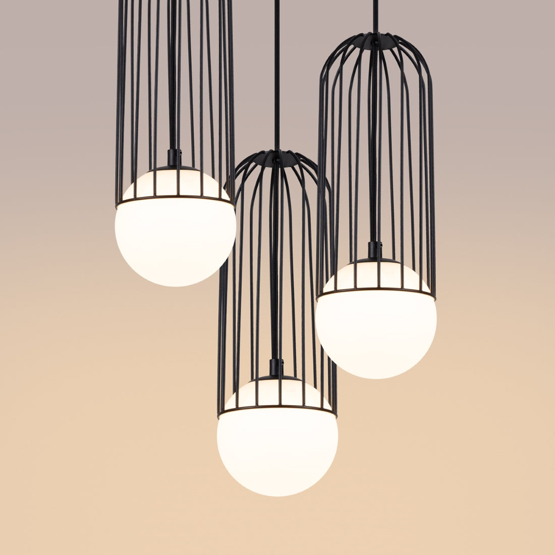 Pendant lamp BRINA 3P black