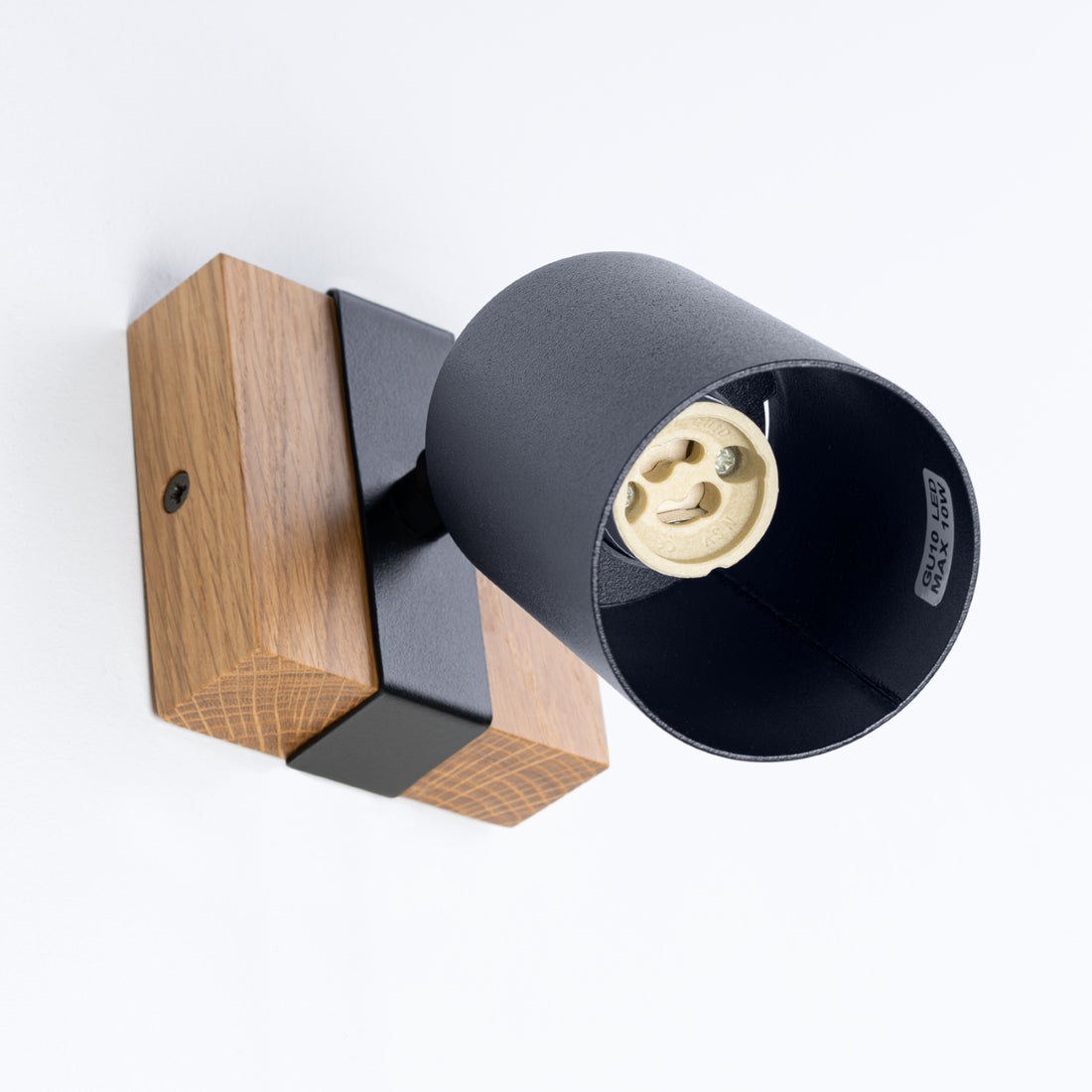 Wandleuchte FAGER 1 schwarz