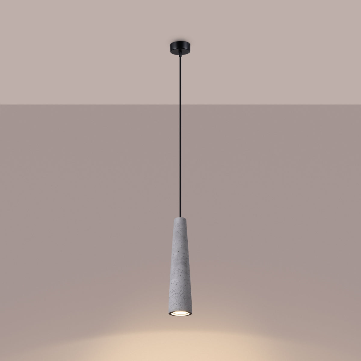 Pendant lamp ELECTRA concrete