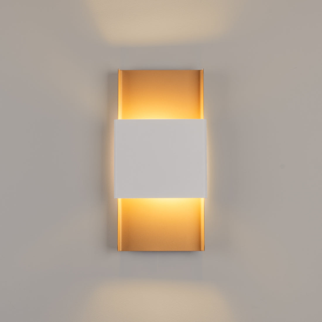 Wandleuchte DURLIN gold/weiß
