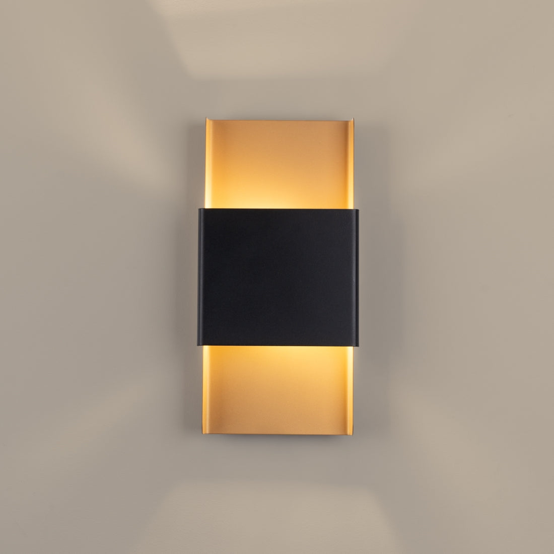 Wandleuchte DURLIN gold/schwarz