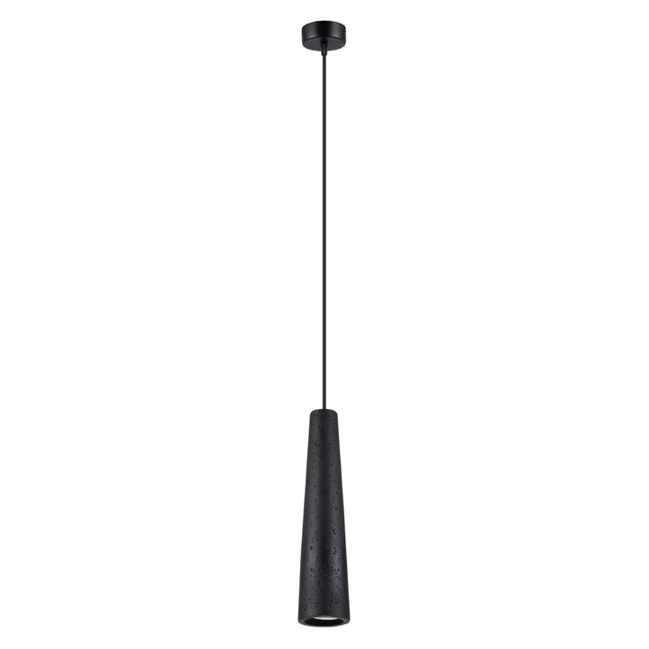 Pendant lamp ELECTRA black concrete