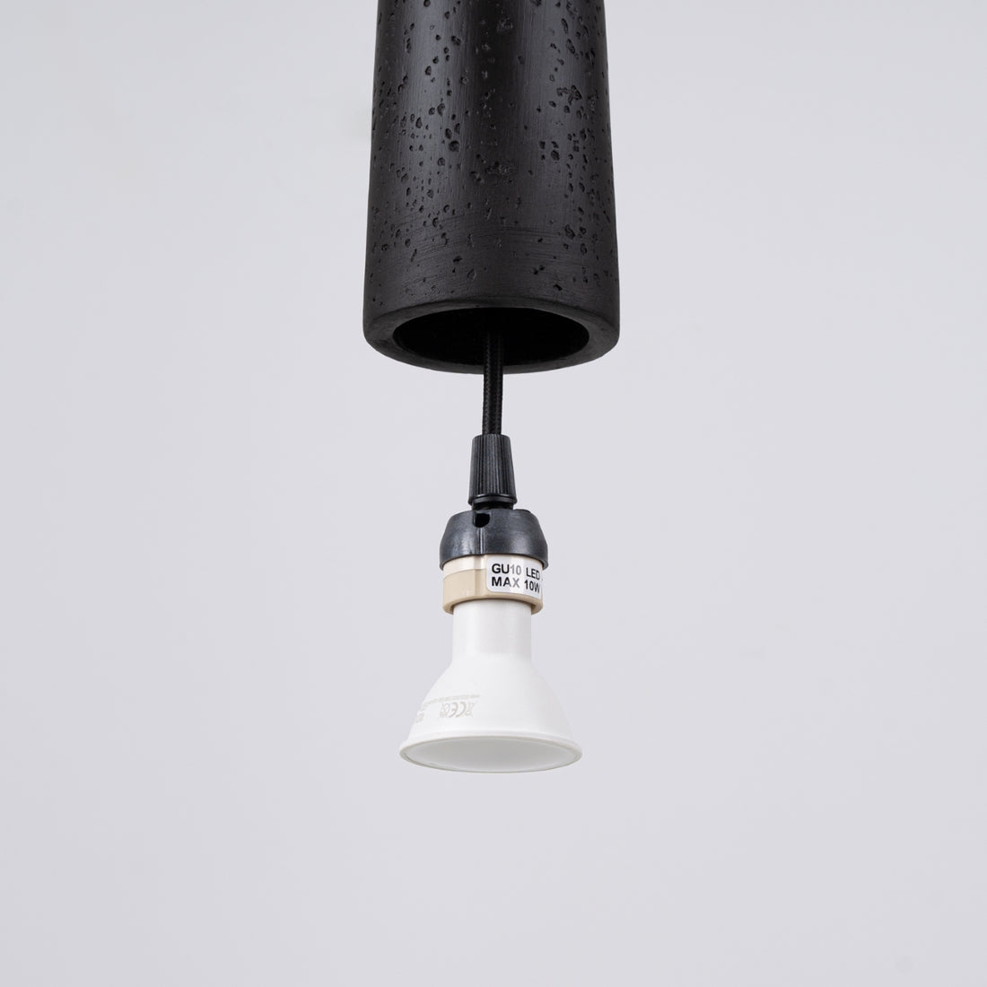 Pendant lamp ELECTRA black concrete