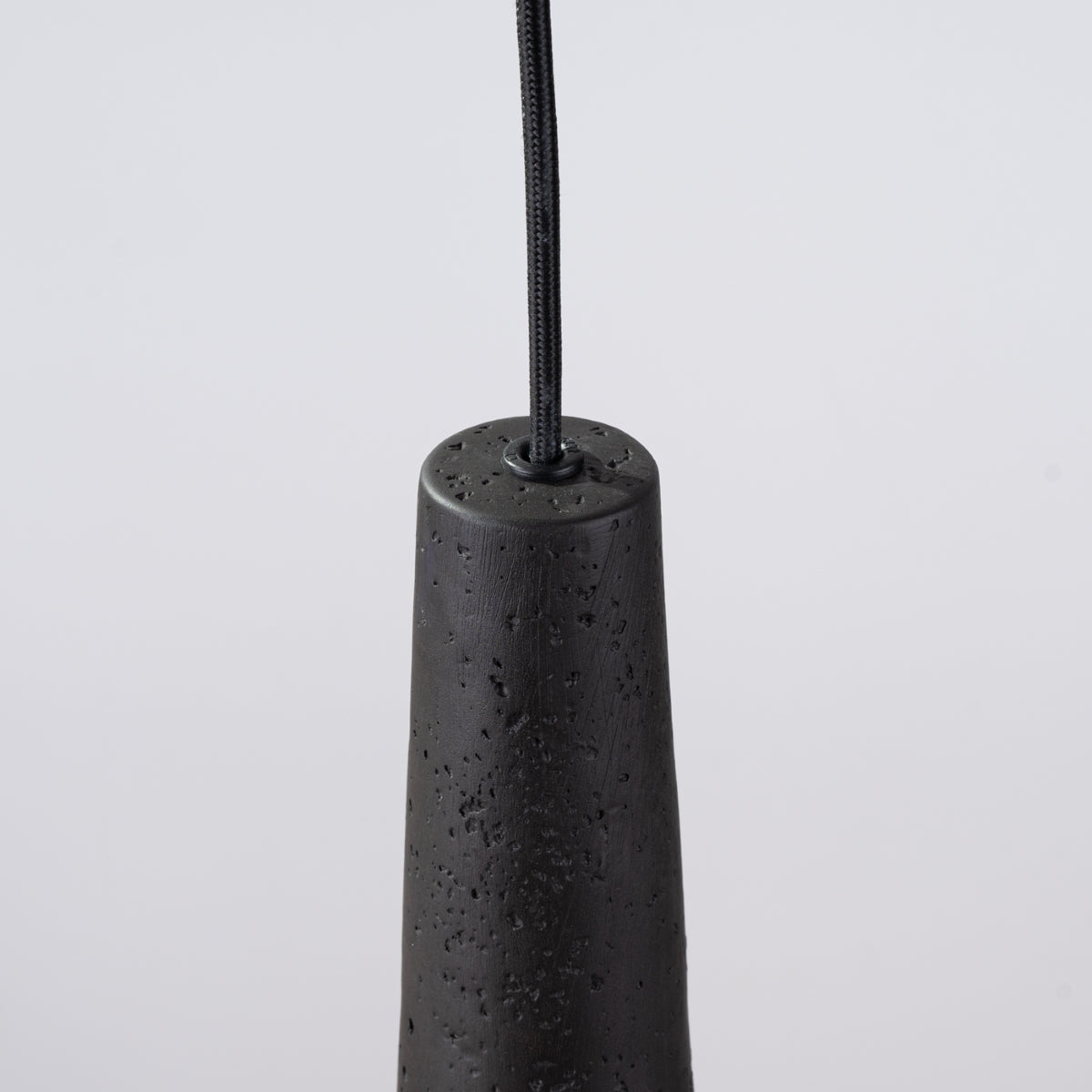 Pendant lamp ELECTRA black concrete
