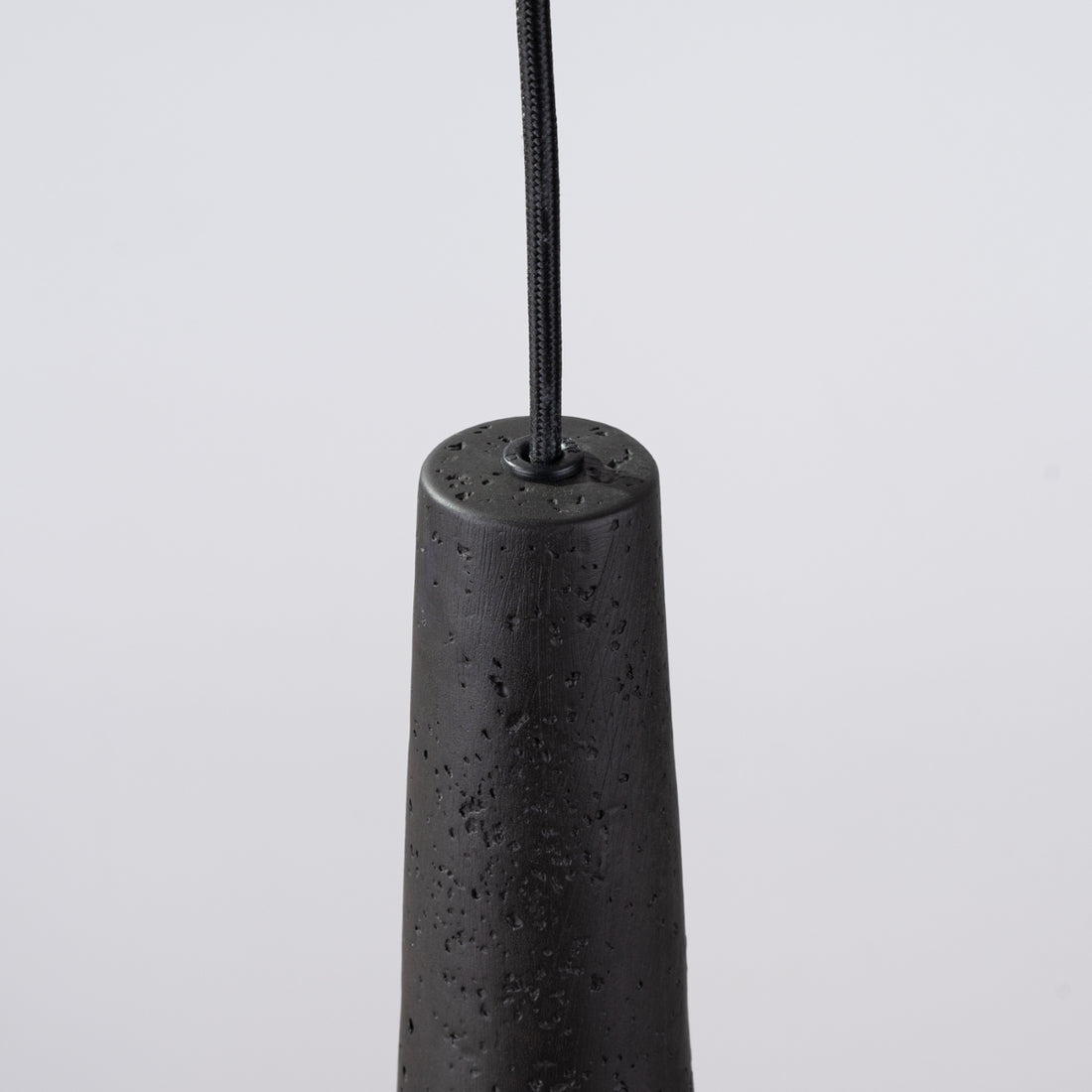 Pendant lamp ELECTRA black concrete