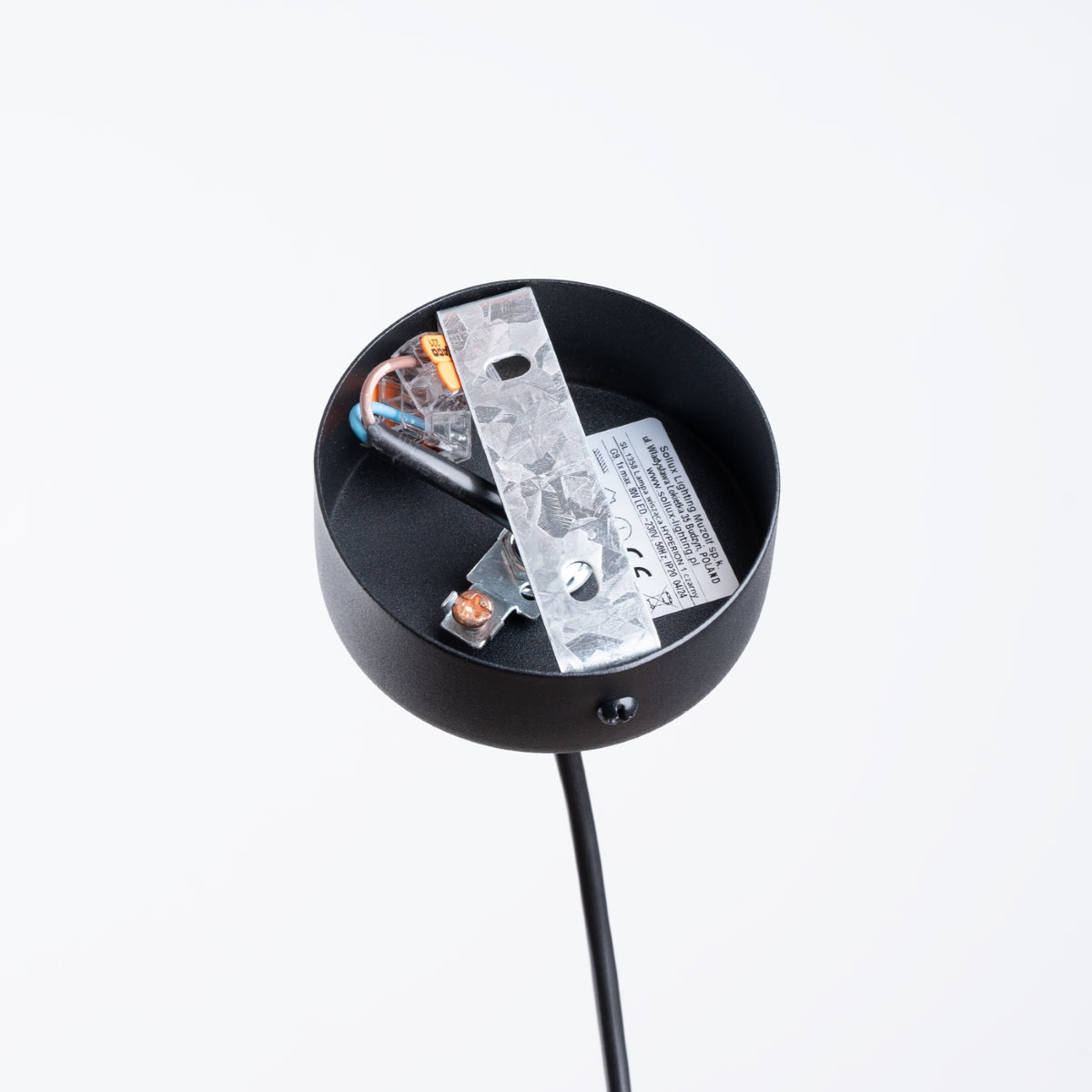 Pendant lamp HYPERION 1 black