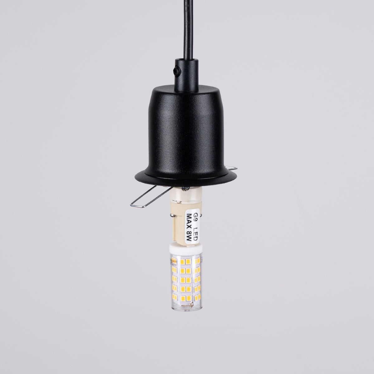 Pendant lamp HYPERION 1 black