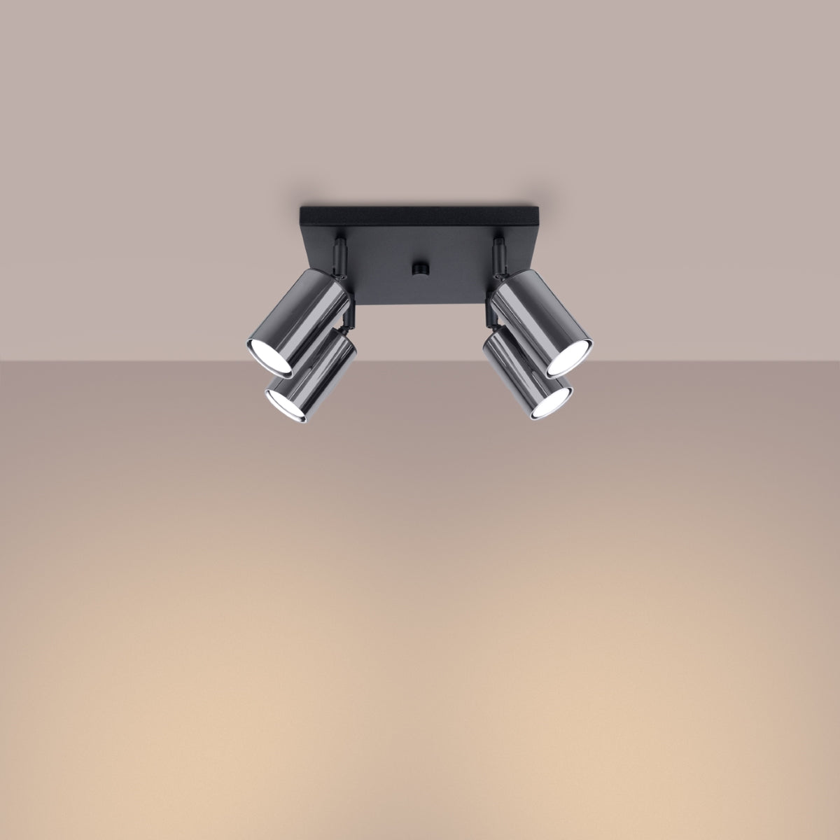 Ceiling lamp WINX 4 black/chrome