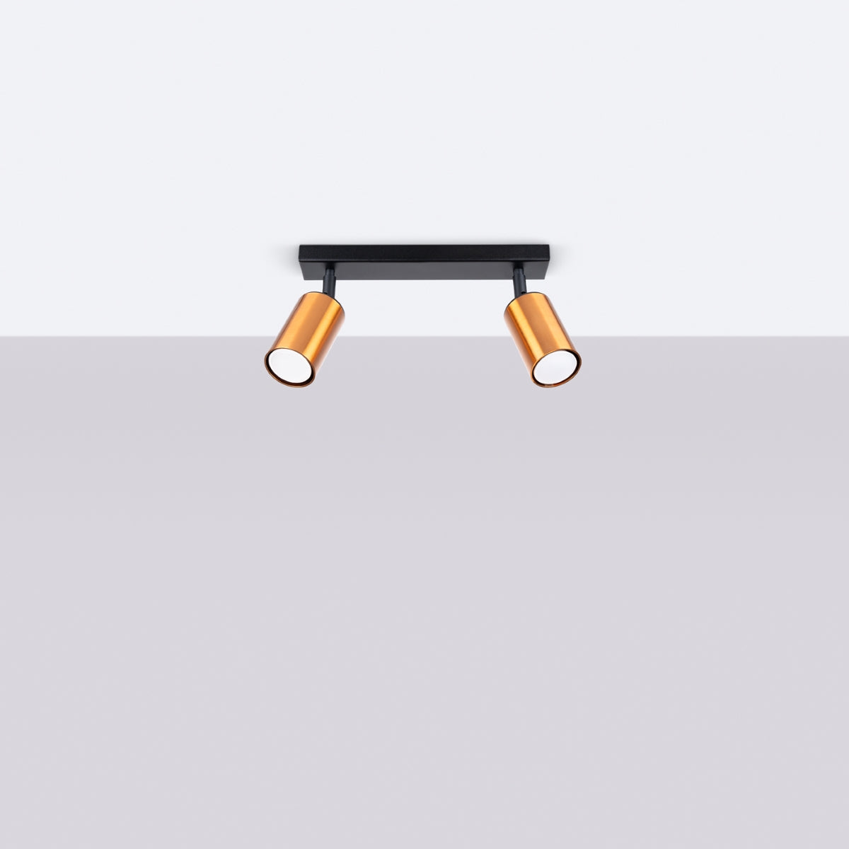 Ceiling lamp WINX 2 black/cooper