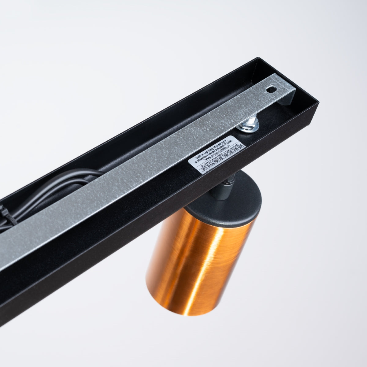 Ceiling lamp WINX 2 black/cooper