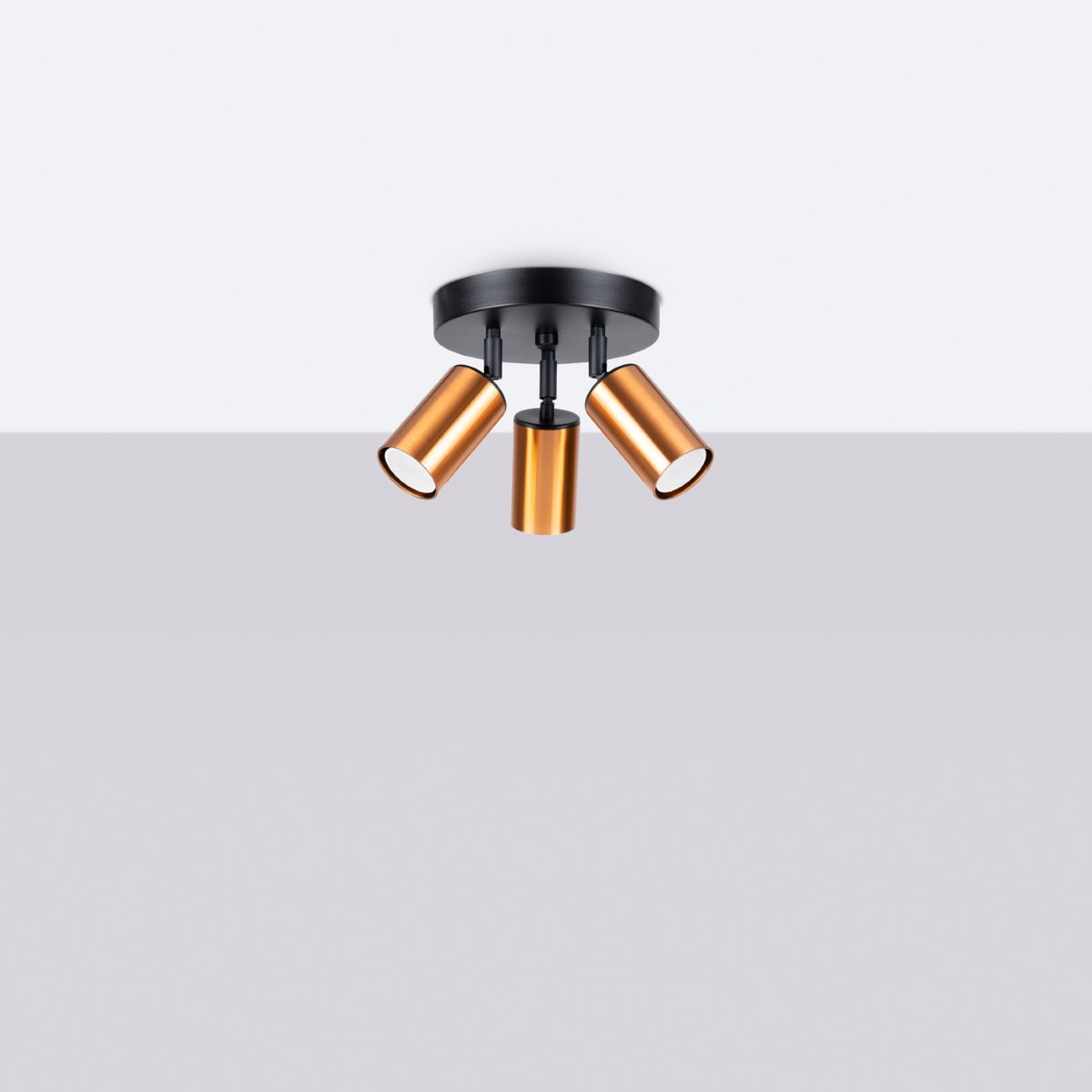 Ceiling lamp WINX 3P black/cooper