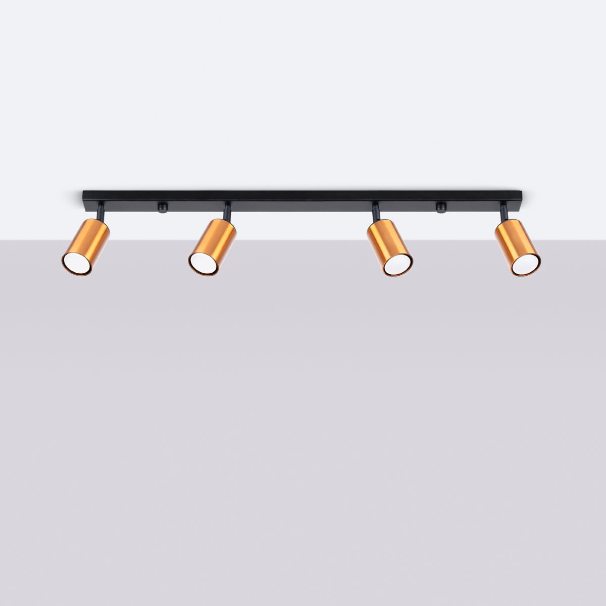 Ceiling lamp WINX 4L black/cooper